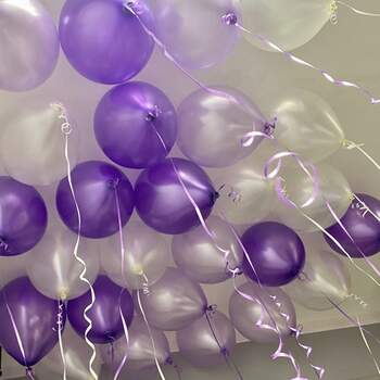 25 шаров "Оттенки фиолетового" фото