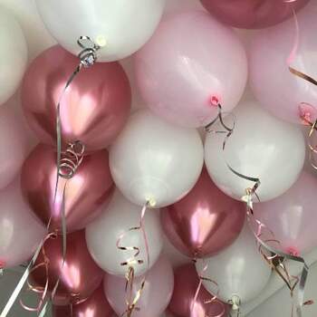 25 шаров "Розовый фламинго" фото