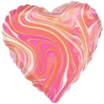 Сердце мрамор розовое фото