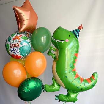 Набор шаров "Happy Dino" фото