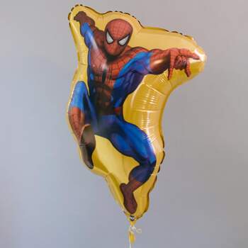 Фигура человек паук желтый фото