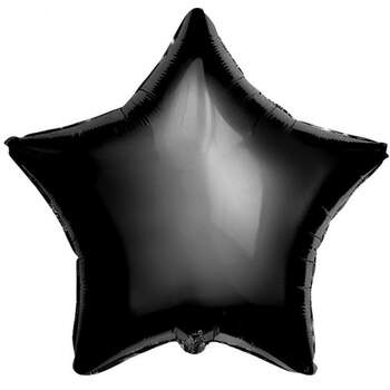 Шар звезда черная фото