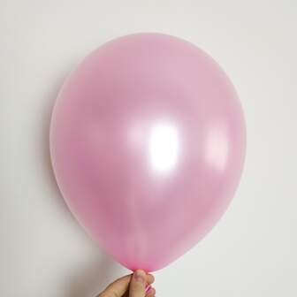 Шар металлик розовый (PINK) фото