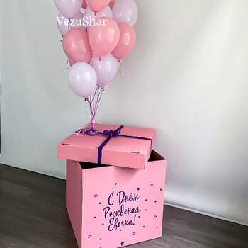 Коробка "Розовая лаванда" фото