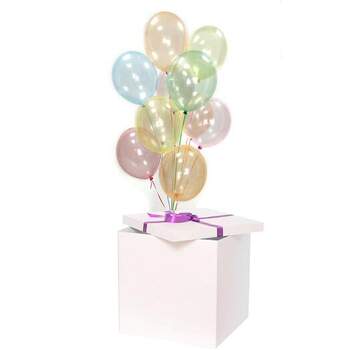 Коробка с шарами "Пузырьки" фото