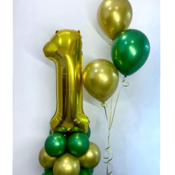 Набор шаров "Золотой год" фото
