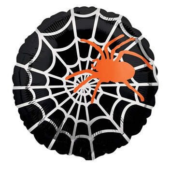 Шар паук оранжевый фото