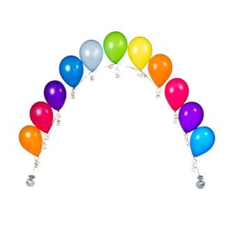Арка из воздушных шаров "Капелька" фото