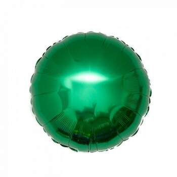 Шар круг зелёный металлик фото