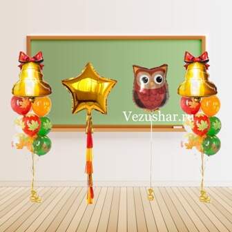 Набор шаров для учителя "Мудрая сова" фото