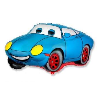 Машинка синяя фото