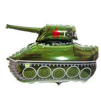 Шар "Боевой танк" фото